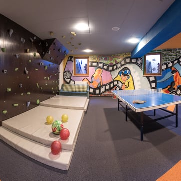 Unterkunft für Familien mit Spielzimmer Indoor playground